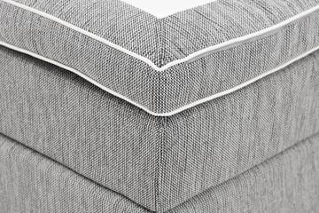 Charleston Kontinentalsäng 160x200 Fast Polyeterskum - Ljusgrå - Products - Möbler - Säng - Kontinentalsäng