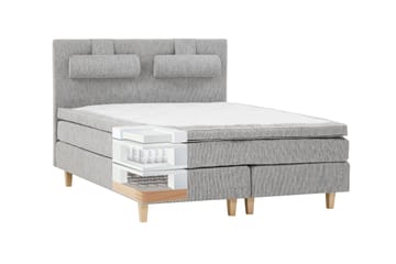 Charleston Kontinentalsäng 160x200 - Ljusgrå - Products - Möbler - Säng - Kontinentalsäng