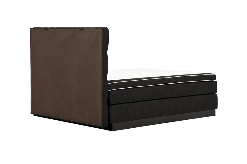 Charleston Kontinentalsäng 180x200 Fast Polyeterskum - Svart - Products - Möbler - Säng - Kontinentalsäng