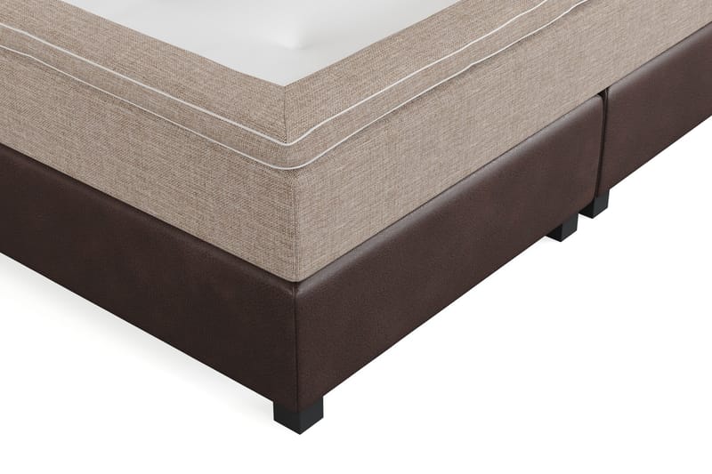 Cuba Sängpaket 210x210 med Tre Beiga Kuddar - (+Fler val) Beige/Brun - Products - Möbler - Säng - Kontinentalsäng