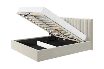 Derry Sängram 140x200 cm - Grön - Products - Möbler - Säng - Sängram & sängstomme