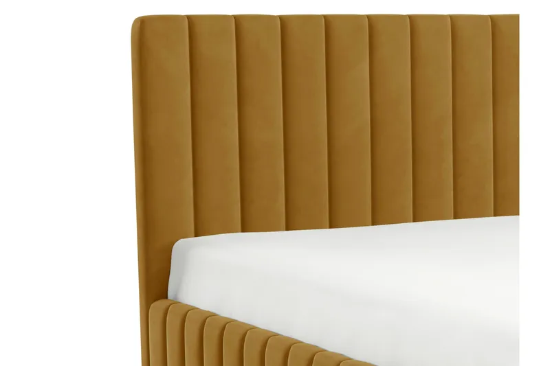 Desio Förvaringssäng 140x200 cm - Gul - Products - Möbler - Säng - Säng med förvaring