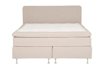 Sängsockel 160 Svart - Beige
