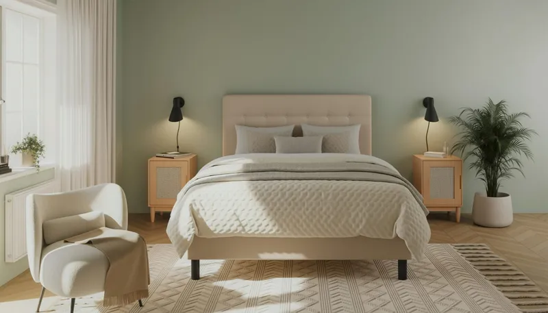 Dream Komplett Sängpaket 120x200 cm Knappar - Beige - Products - Möbler - Säng - Kontinentalsäng