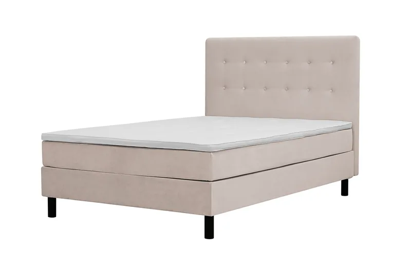 Dream Komplett Sängpaket 120x200 cm Knappar - Beige - Products - Möbler - Säng - Kontinentalsäng