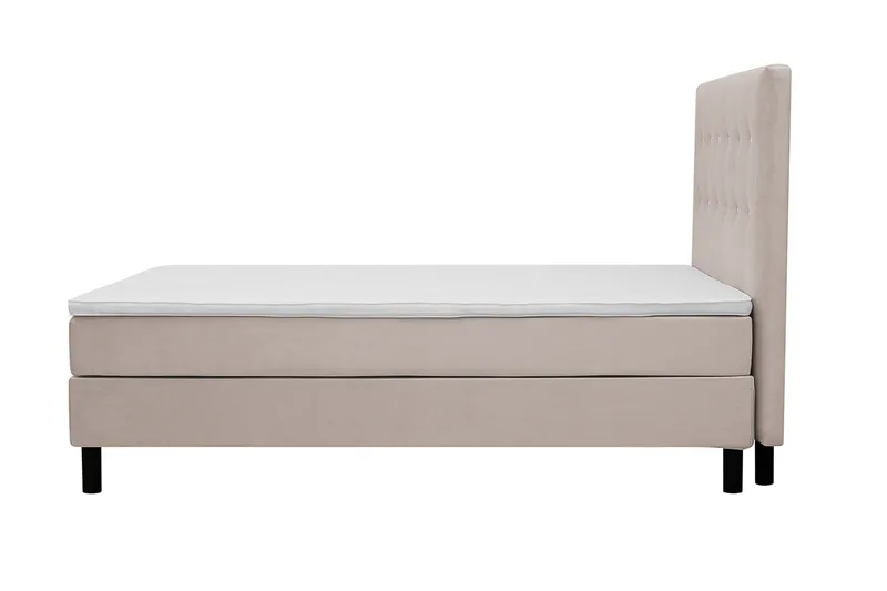 Dream Komplett Sängpaket 120x200 cm Knappar - Beige - Products - Möbler - Säng - Kontinentalsäng