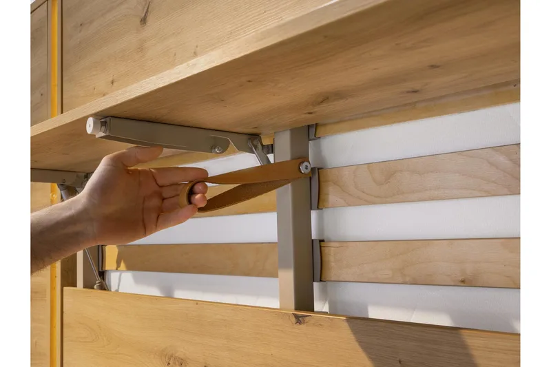 Rauk Sängskåp 191x228 cm - Vit - Products - Möbler - Säng - Gästsäng & extrasäng - Sängskåp