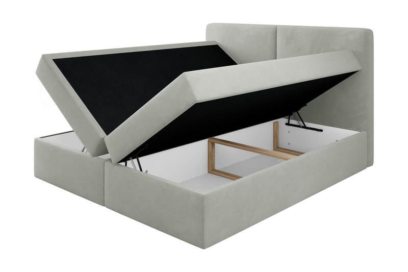 Garris Sängpaket Kontinentalsäng 180x200 cm - Ljusgrå - Products - Möbler - Säng - Komplett sängpaket