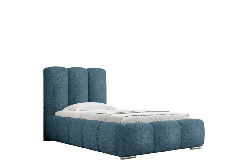 Gioia Sängram med Förvaring 90x200 cm, Blå