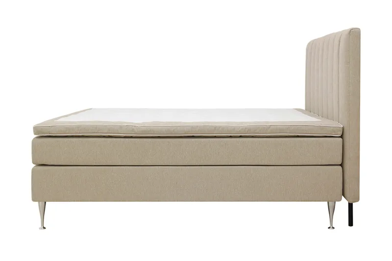 Hilton High Komplett Sängpaket 180x200 cm - Beige - Products - Möbler - Säng - Kontinentalsäng