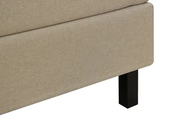 Hilton Komplett Sängpaket 180x200 cm Kontinentalsäng med rutad sänggavel - Beige - Products - Möbler - Säng - Kontinentalsäng