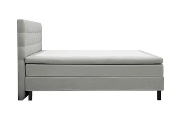 Hilton Komplett Sängpaket 180x200 cm Kontinentalsäng med rutad sänggavel - Grå - Products - Möbler - Säng - Kontinentalsäng