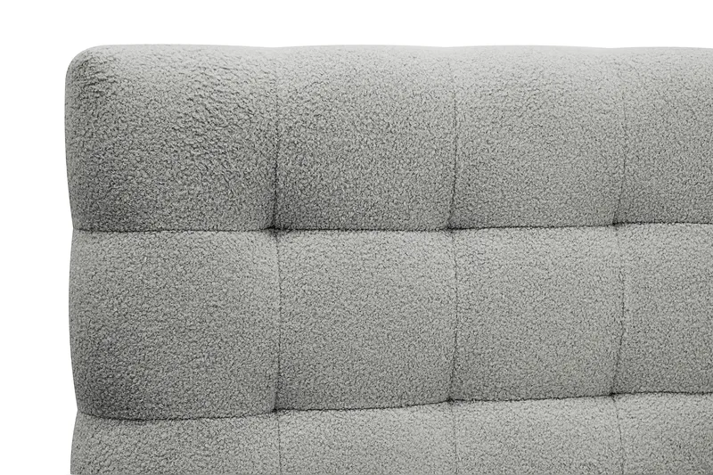 Hilton Komplett Sängpaket 180x200 cm Kontinentalsäng med rutad sänggavel - Grå - Products - Möbler - Säng - Kontinentalsäng