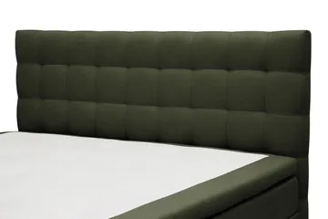 Hilton Komplett Sängpaket 180x200 cm Kontinentalsäng med rutad sänggavel - Grön - Products - Möbler - Säng - Kontinentalsäng
