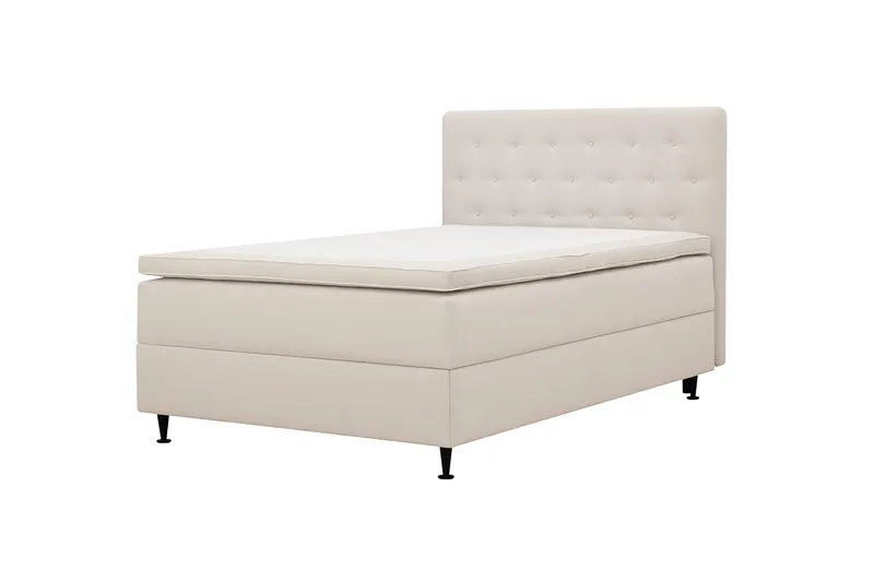Hilton Plus Komplett Sängpaket med Förvaring 140x200 cm - Ljusbeige - Products - Möbler - Säng - Säng med förvaring