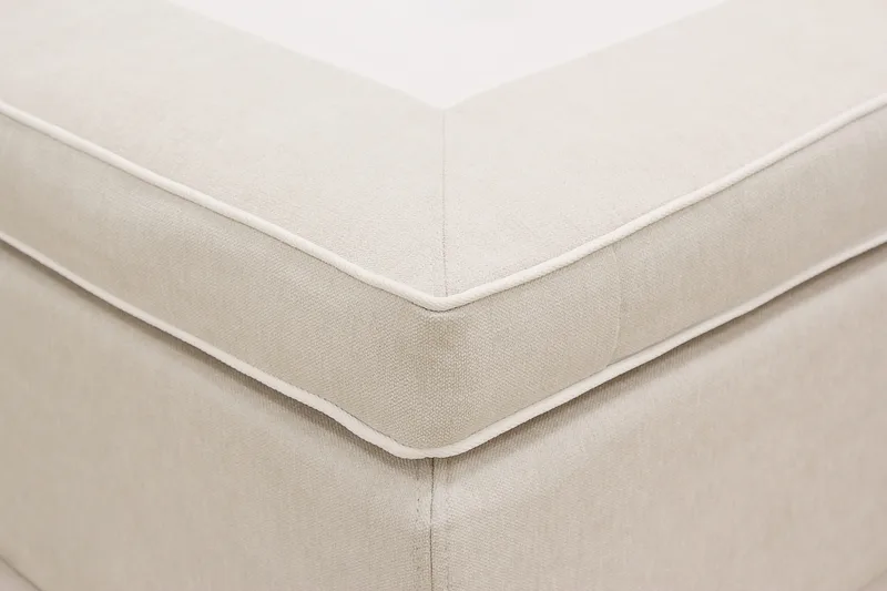 Hilton Premium Kontinentalsäng 180x200 cm - Ljusbeige Tyg - Products - Möbler - Säng - Kontinentalsäng