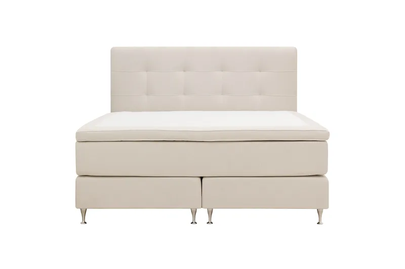 Hilton Premium Kontinentalsäng 180x200 cm - Ljusbeige Tyg - Products - Möbler - Säng - Kontinentalsäng