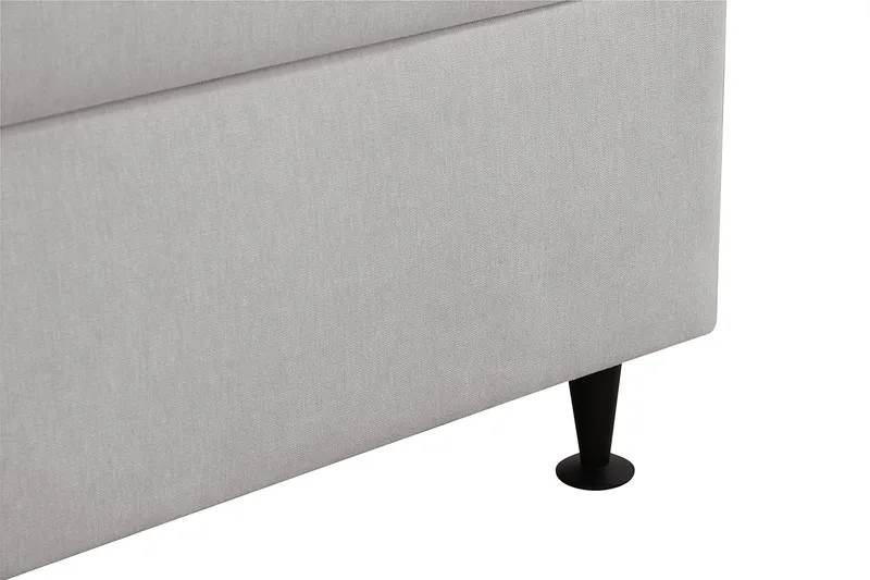 Hilton Plus Komplett Sängpaket med Förvaring 140x200 cm - Grå - Products - Möbler - Säng - Säng med förvaring