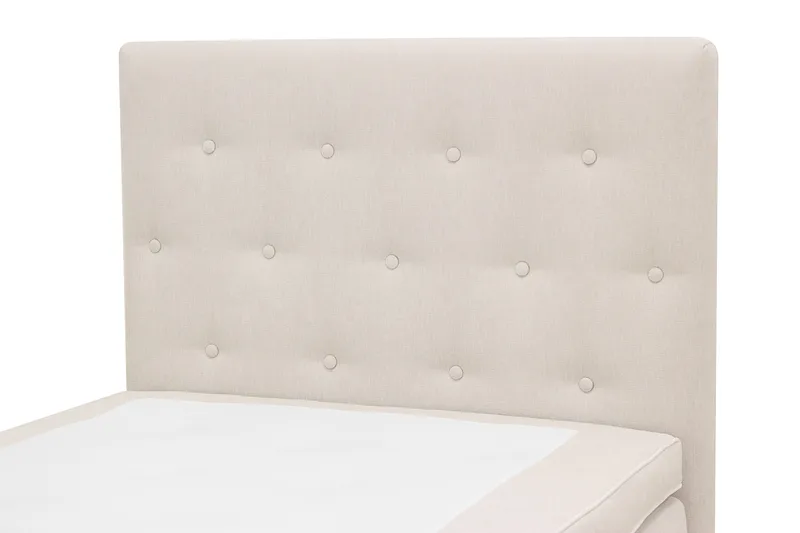 Hilton Plus Komplett Sängpaket med Förvaring 90x200 cm - Ljusbeige - Products - Möbler - Säng - Säng med förvaring