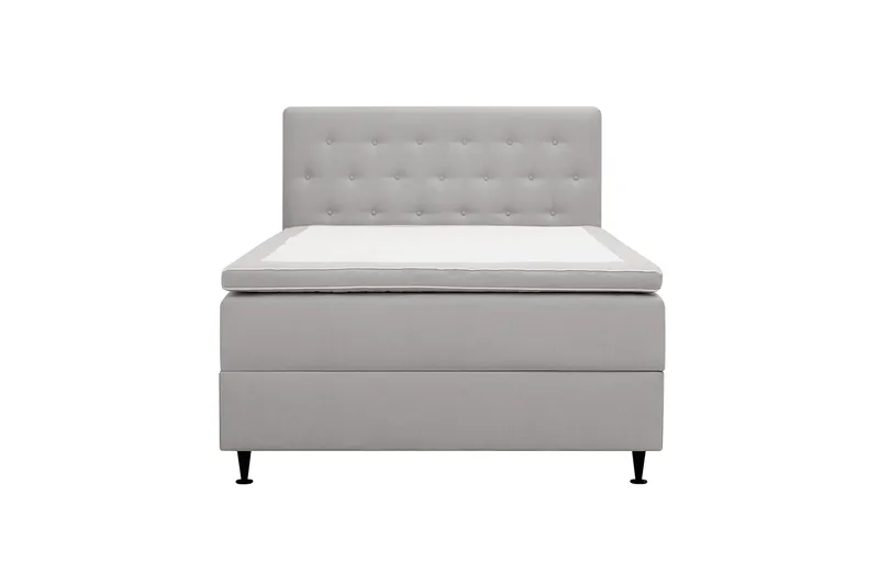 Hilton Plus Komplett Sängpaket med Förvaring 140x200 cm - Grå - Products - Möbler - Säng - Säng med förvaring