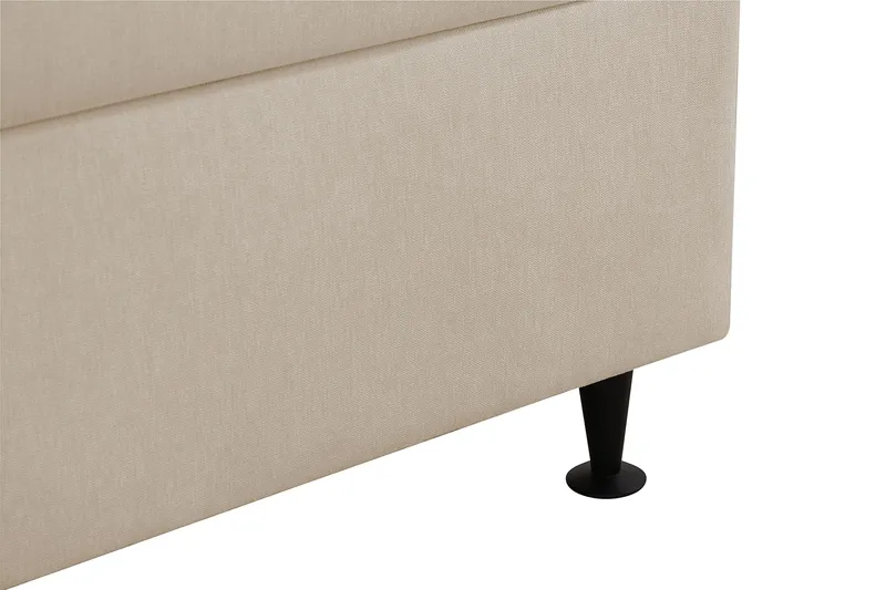 Hilton Plus Komplett Sängpaket med Förvaring 140x200 cm - Beige - Products - Möbler - Säng - Enkelsäng