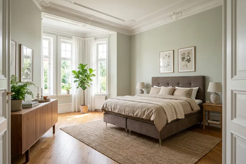 Hilton Premium Kontinentalsäng 180x200 cm - Brun Tyg - Products - Möbler - Säng - Kontinentalsäng