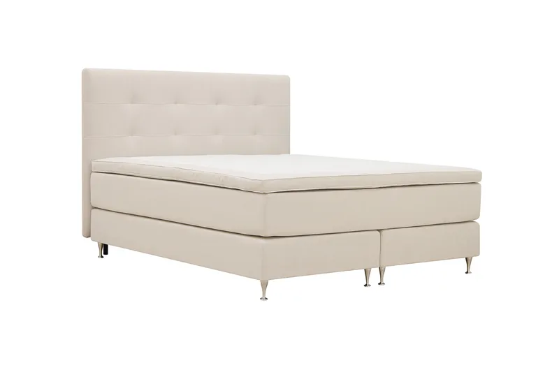 Hilton Premium Kontinentalsäng 180x200 cm - Ljusbeige Tyg - Products - Möbler - Säng - Kontinentalsäng