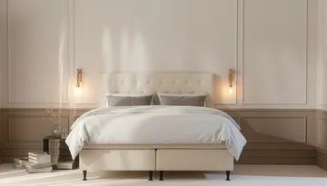 Hilton Plus Komplett Sängpaket 160x200 cm - Ljusbeige - Products - Möbler - Säng - Komplett sängpaket