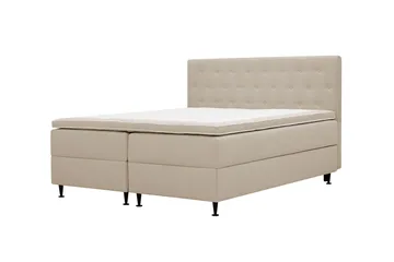 Hilton Plus Komplett Sängpaket med Förvaring 160x200 cm - Beige - Products - Möbler - Säng - Enkelsäng