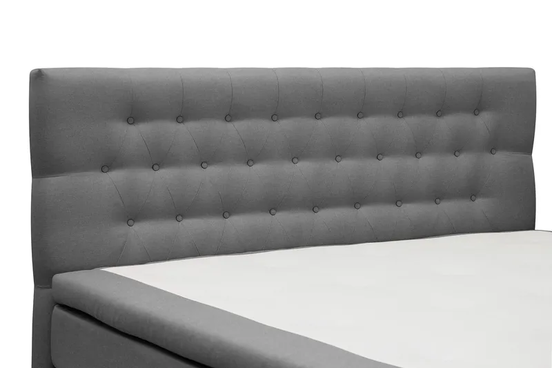 HVILA Classic Komplett Sängpaket 160x200 cm Kontinentalsäng med diamant sänggavel - Grå - Products - Möbler - Säng - Komplett sängpaket