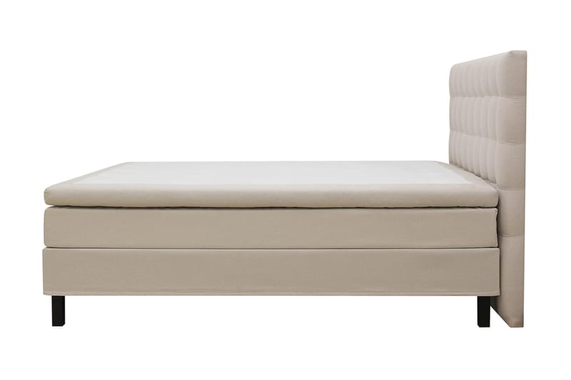 HVILA Classic Komplett Sängpaket 180x200 cm Kontinentalsäng med rutad sänggavel - Beige - Products - Möbler - Säng - Kontinentalsäng