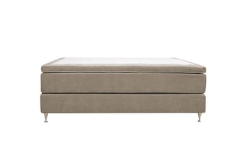 HVILA Premium Kontinentalsäng 160x200 cm - Ljusbrun Tyg - Products - Möbler - Säng - Kontinentalsäng