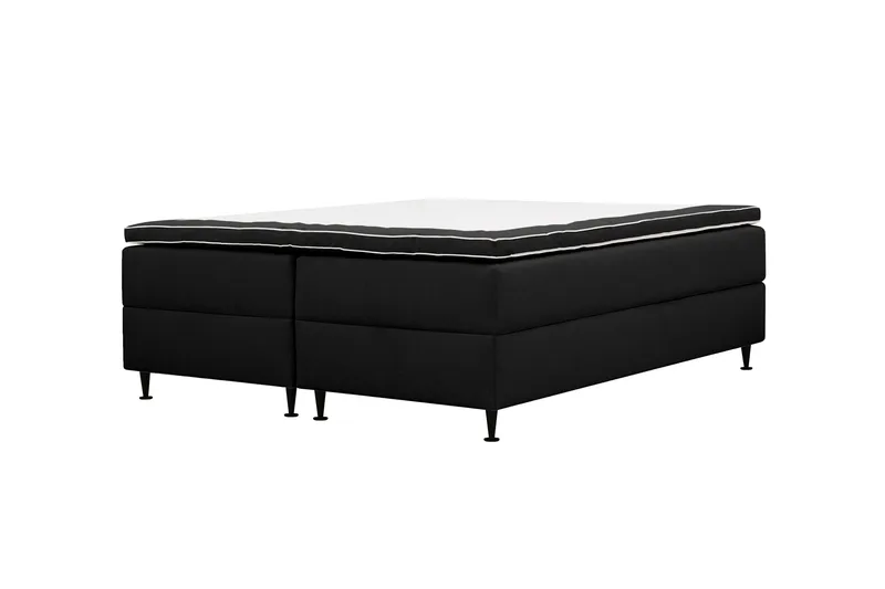 HVILA Plus Kontinentalsäng med Förvaring 160x200 cm - Antracit - Products - Möbler - Säng - Enkelsäng