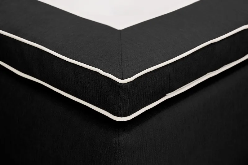 HVILA Plus Kontinentalsäng med Förvaring 160x200 cm - Antracit - Products - Möbler - Säng - Enkelsäng