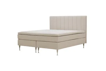 HVILA Plus Kontinentalsäng 160x200 cm - Ljusbeige - Products - Möbler - Säng - Kontinentalsäng