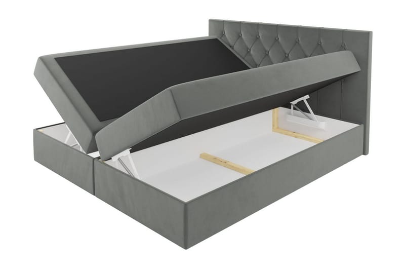Jitendera Sängpaket Kontinentalsäng 160x200 cm med Förvaring - Gul - Products - Möbler - Säng - Komplett sängpaket