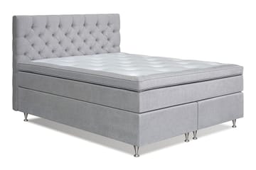 Joluma Sängpaket Fast 180x200 cm - (+Fler val) 180x200 cm Ljusgrå - Products - Möbler - Säng - Kontinentalsäng