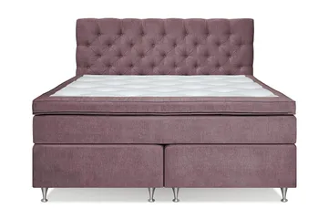Joluma Sängpaket Fast 180x200 cm - (+Fler val) 180x200 cm Mörkrosa - Products - Möbler - Säng - Kontinentalsäng