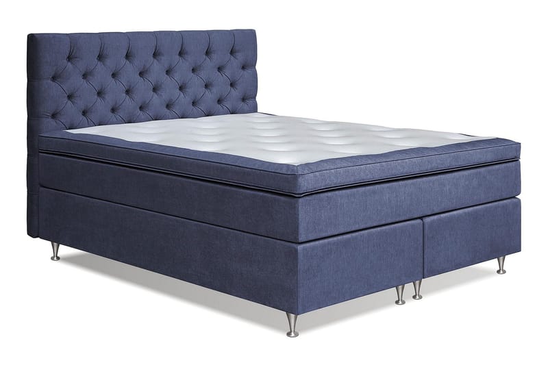 Joluma Sängpaket Medium 160x200 cm - (+Fler val) 160x200 cm Mörkblå - Products - Möbler - Säng - Enkelsäng