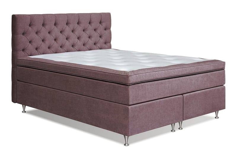 Joluma Sängpaket Medium 160x200 cm - (+Fler val) 160x200 cm Mörkrosa - Products - Möbler - Säng - Kontinentalsäng
