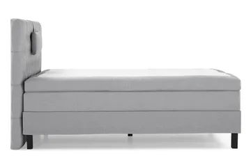 Lucky Komplett Sängpaket 120x200 Memory Diamant Sänggavel - Nackkudde Liten Mellangrå - Products - Möbler - Säng - Enkelsäng