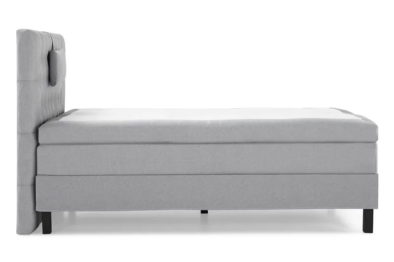 Lucky Komplett Sängpaket 120x200 Memory Diamant Sänggavel - Nackkudde Liten Mellangrå - Products - Möbler - Säng - Enkelsäng