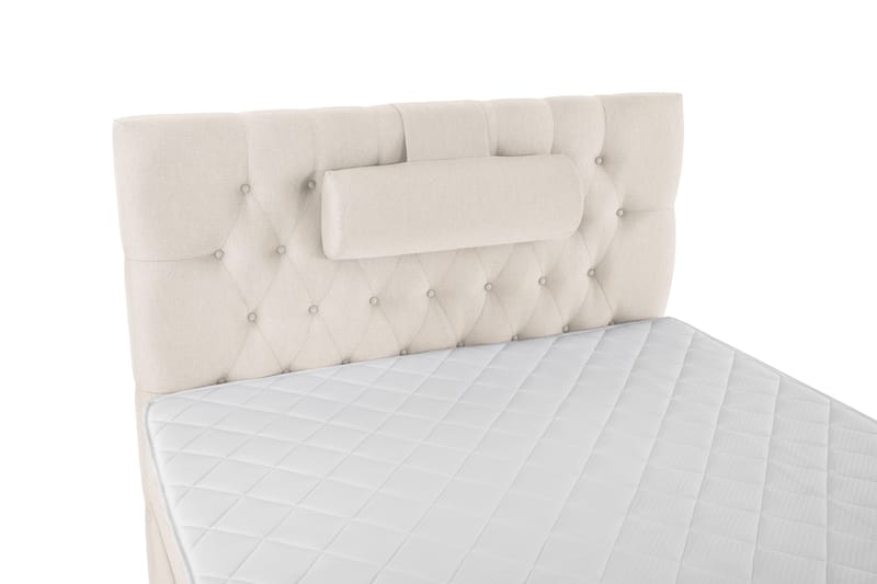 Lucky Komplett Sängpaket 120x200 Skum Diamant Sänggavel - Nackkudde Stor Beige - Products - Möbler - Säng - Enkelsäng