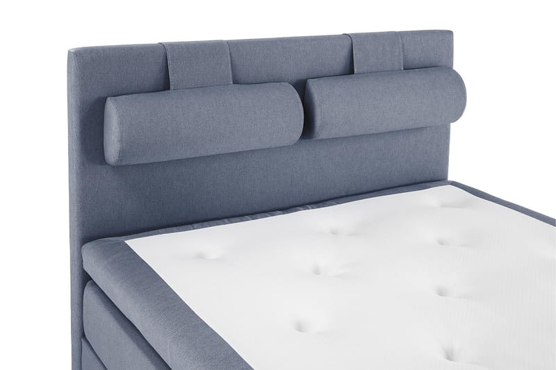 Lucky Komplett Sängpaket 140x200 Latex Slät Sänggavel  Na - Nackkudde Stor Mörkblå - Products - Möbler - Säng - Kontinentalsäng