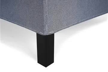 Lucky Komplett Sängpaket 140x200 Latex Slät Sänggavel  Na - Nackkudde Stor Mörkblå - Products - Möbler - Säng - Kontinentalsäng