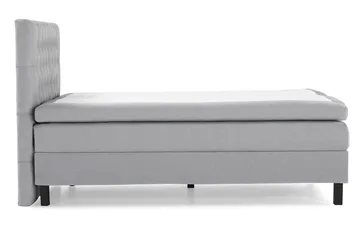 Lucky Komplett Sängpaket 140x200 Polyeter Diamant Sänggavel - Grå - Products - Möbler - Säng - Kontinentalsäng