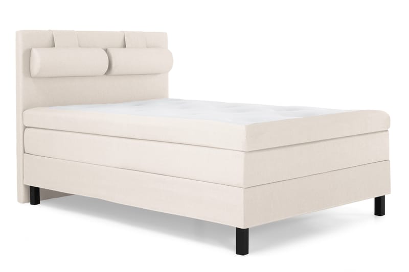 Lucky Komplett Sängpaket 140x200 Polyeter Slät Sänggavel - Nackkudde Stor Beige - Products - Möbler - Säng - Kontinentalsäng