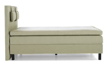 Lucky Komplett Sängpaket 140x200 Polyeter Slät Sänggavel - Nackkudde Liten Grön - Products - Möbler - Säng - Kontinentalsäng