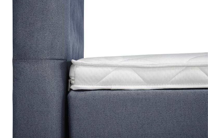 Lucky Komplett Sängpaket 160x200 Skum Diamant Sänggavel - Nackkudde Liten Mörkblå - Products - Möbler - Säng - Kontinentalsäng