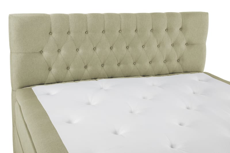 Lucky Komplett Sängpaket 180x200 Memory Diamant Sänggavel - Grön - Products - Möbler - Säng - Kontinentalsäng